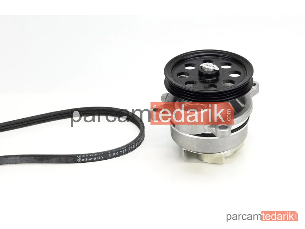3PK725ELASTWP1 | V Kanallı Kayış + Su Pompası Seti (Elastik) — Ford Tourneo Custom V362, Ford Transit V363 2.0 EcoBlue